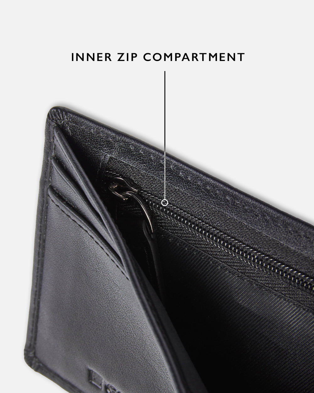 Premium Bi-Fold Leather Wallet