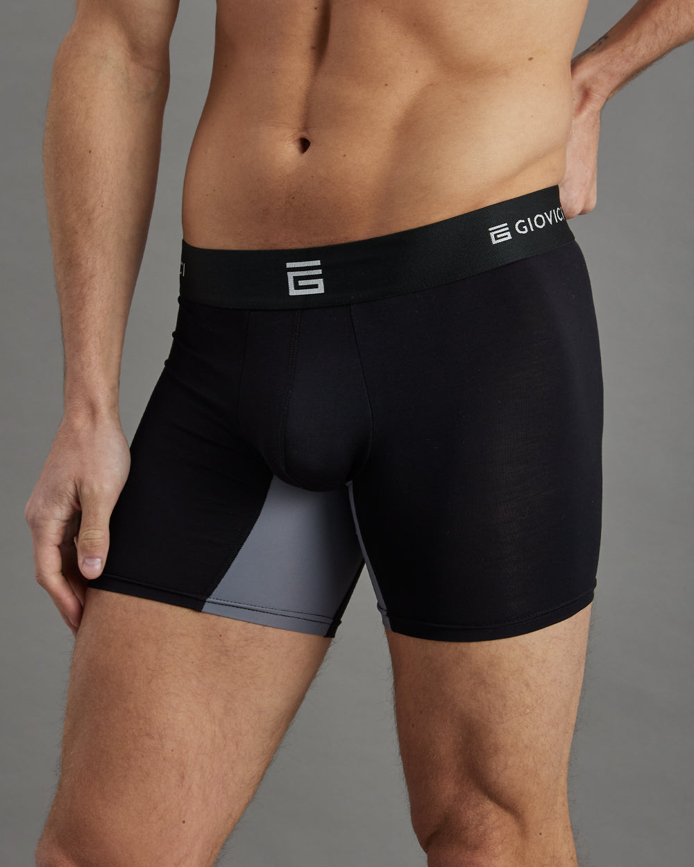 Zero-Chafe™ Bamboo Boxers - Black