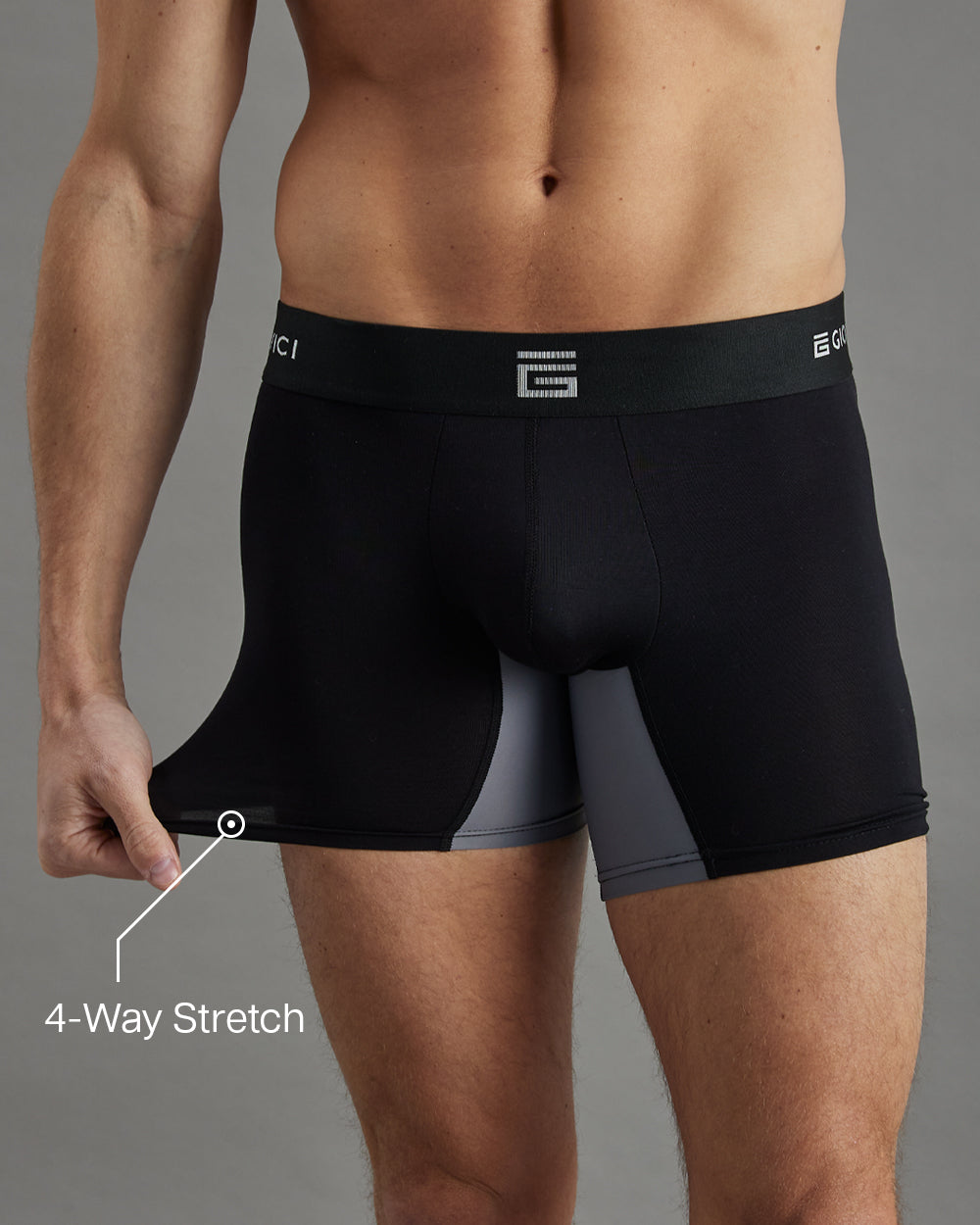 Zero-Chafe™ Bamboo Boxers - Black