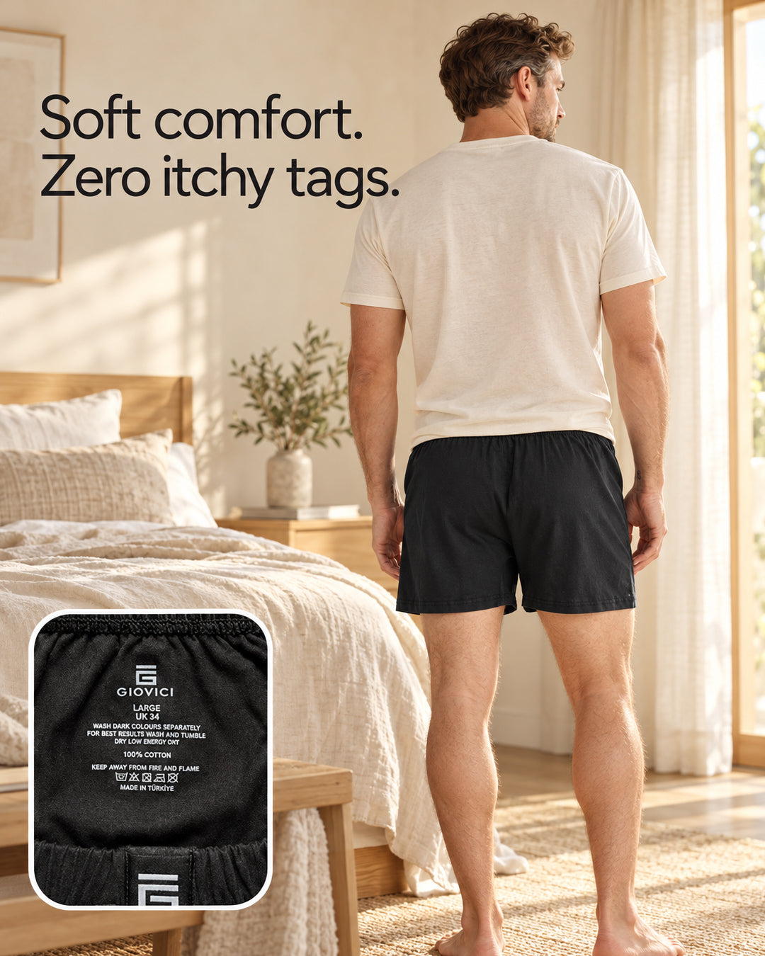 Soft Cotton Loose Fit Boxers