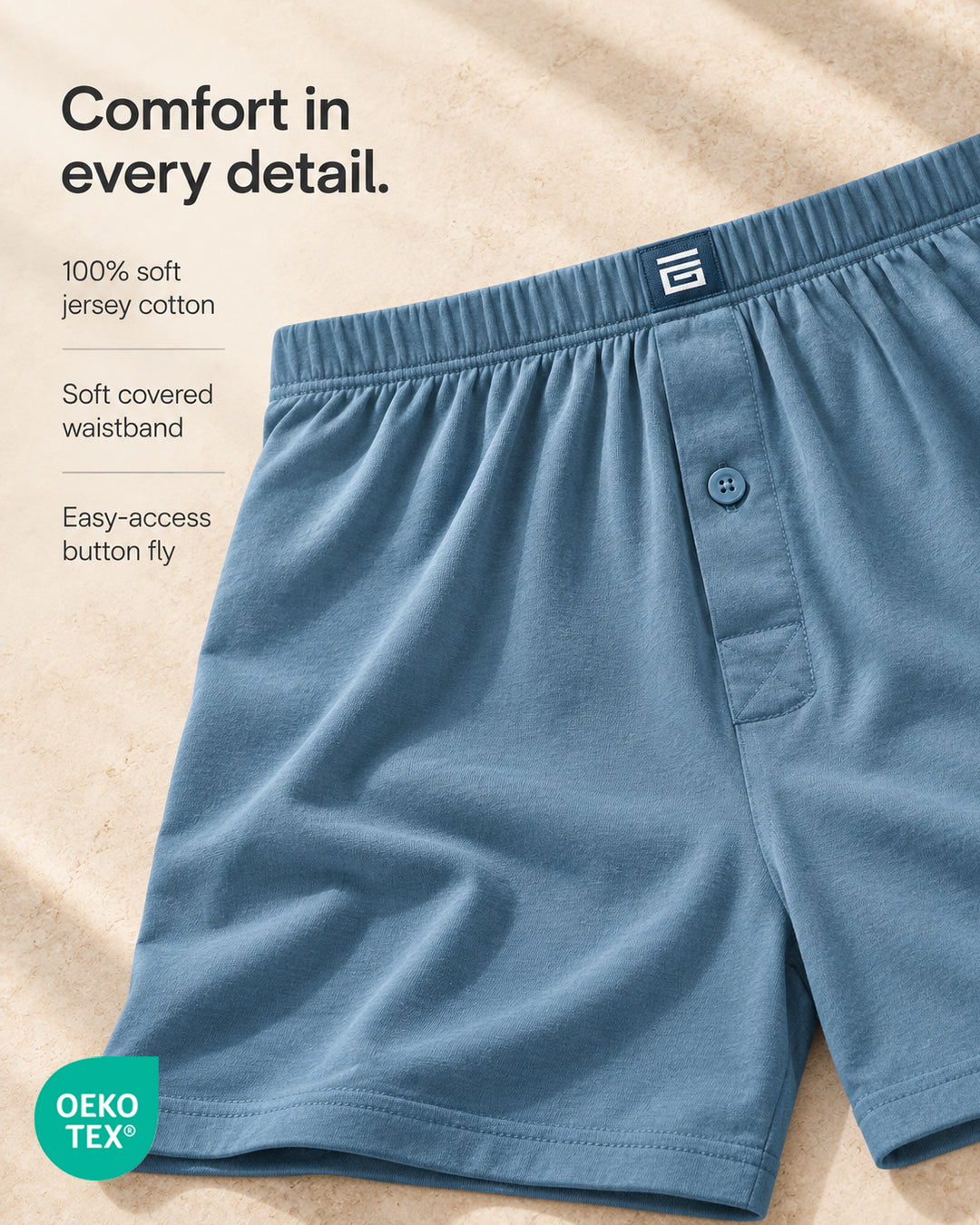 Soft Cotton Loose Fit Boxers
