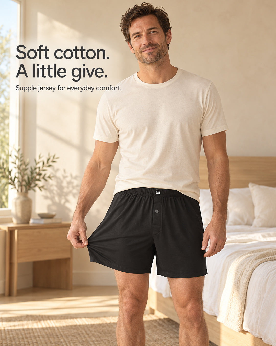 Soft Cotton Loose Fit Boxers