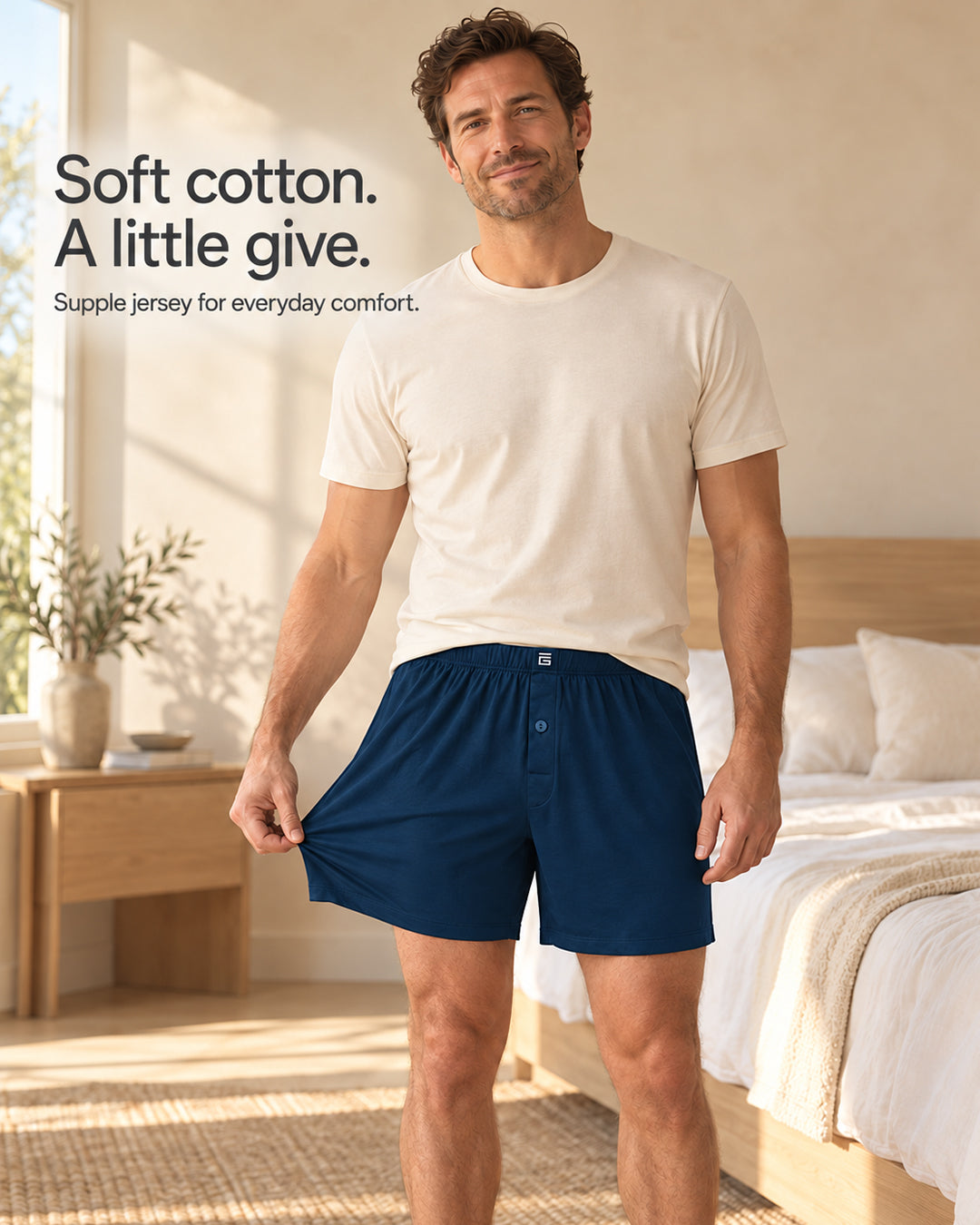 Soft Cotton Loose Fit Boxers