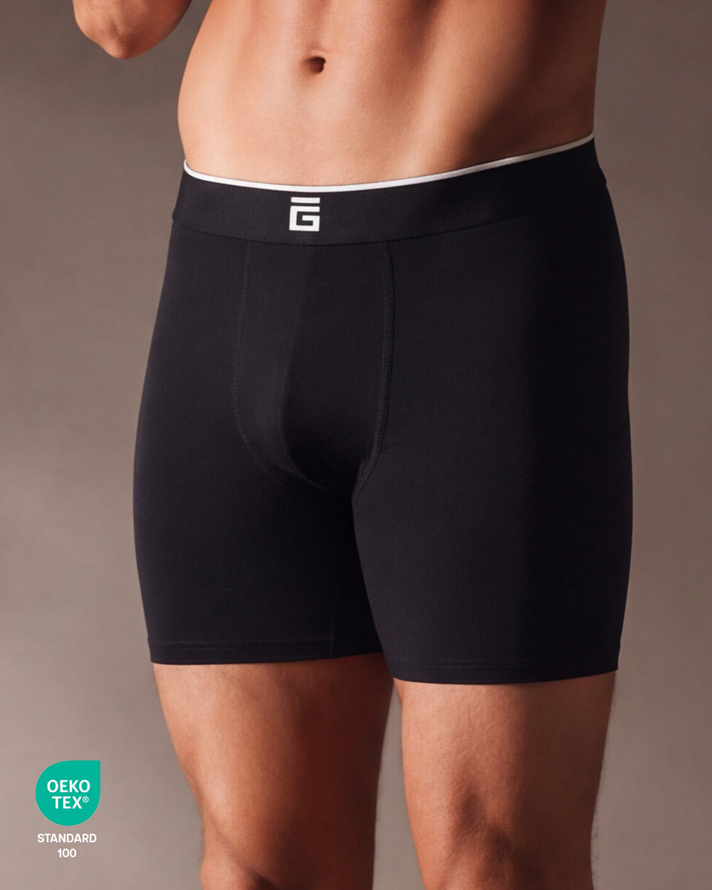 Luxe Bamboo Boxers - Black - 3 Pack
