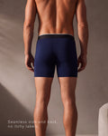 Luxe Bamboo Boxers - Blue, White, Grey - 3 Pack