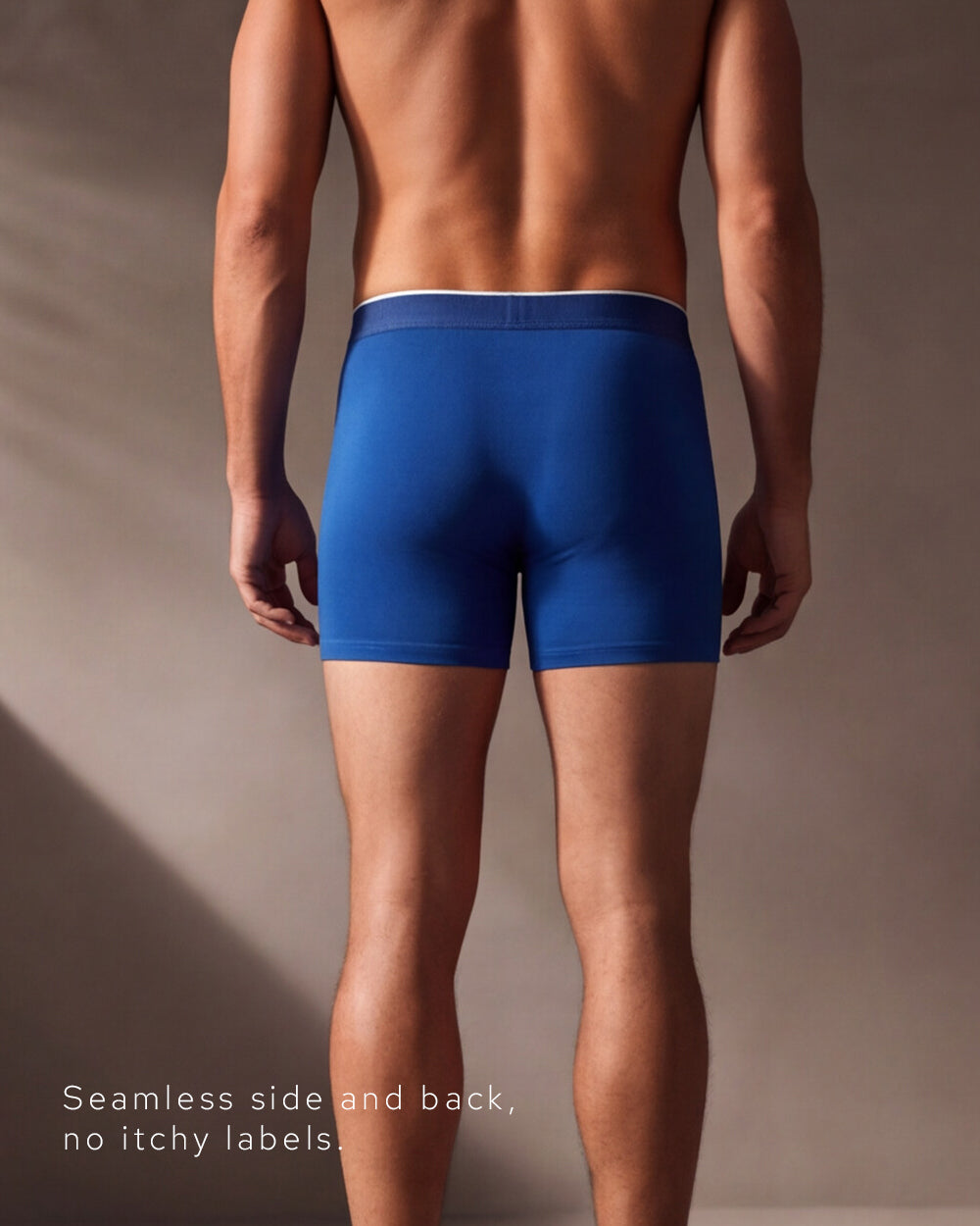 Luxe Bamboo Boxers - Mixed Blue - 3 Pack