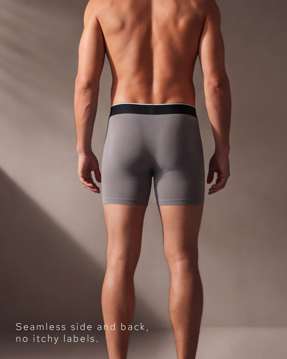 Luxe Bamboo Boxers - Space Grey - 3 Pack
