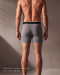 Luxe Bamboo Boxers - Space Grey - 3 Pack