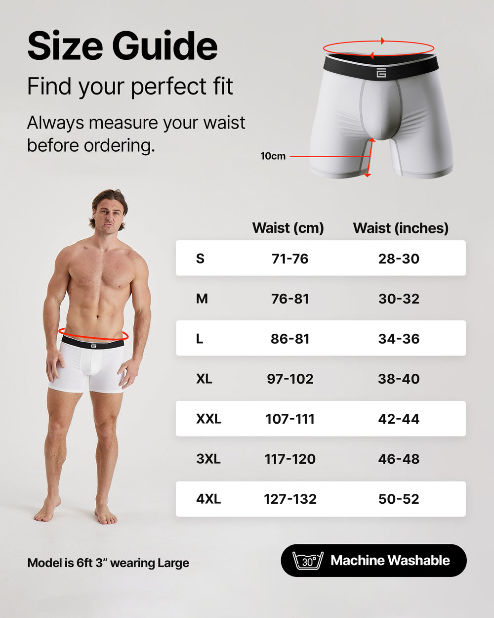 Men's Bamboo Boxers | 3 Pack | Designed in the UK