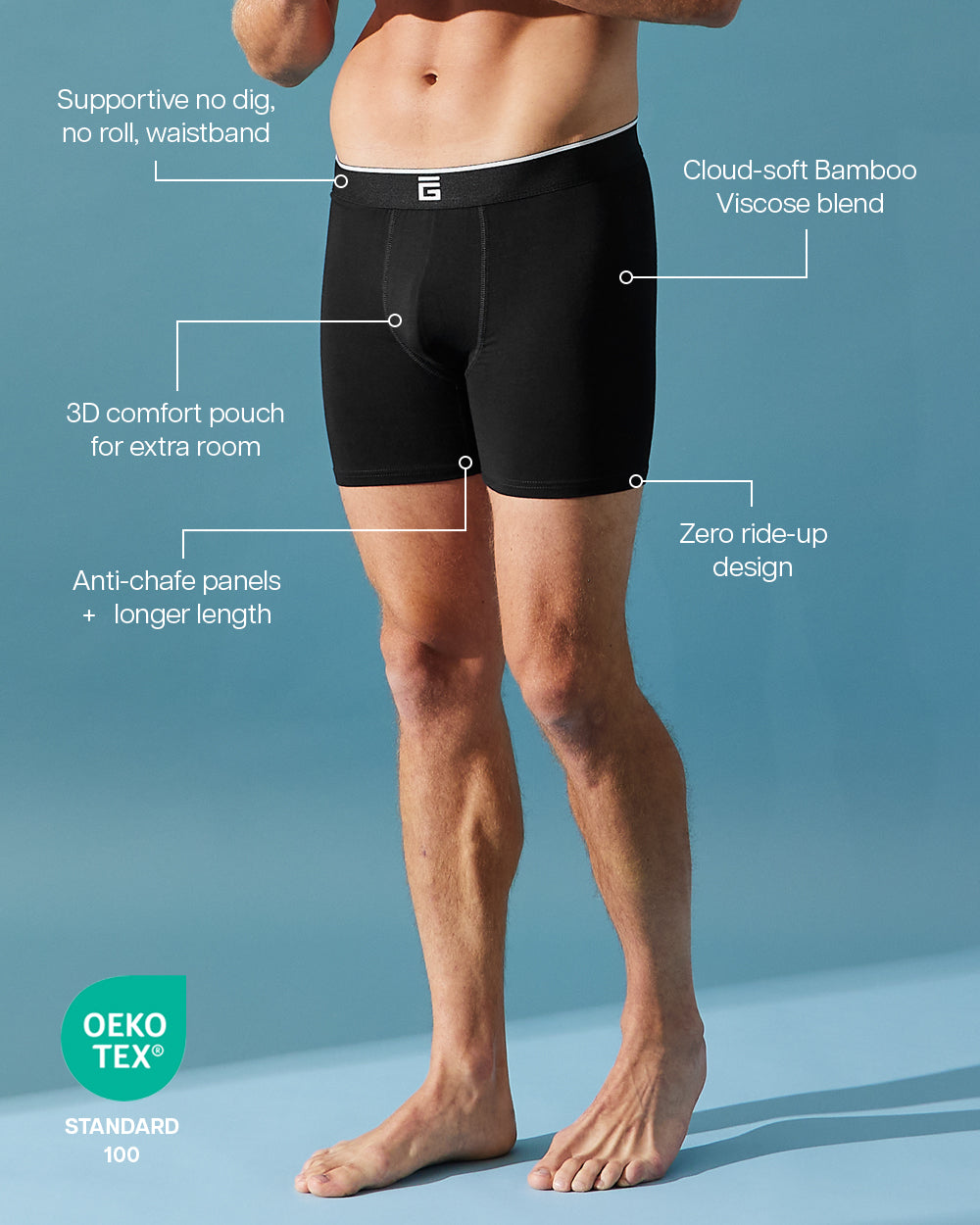 Super Soft Bamboo Boxers (3 Pack)