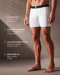 Luxe Bamboo Boxers - White - 3 Pack