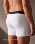 Luxe Bamboo Boxers - White - 3 Pack