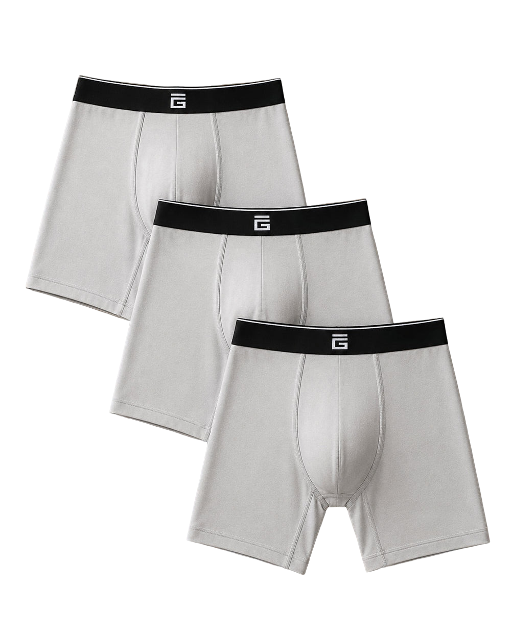 Giovici bamboo boxers three pack product cutout