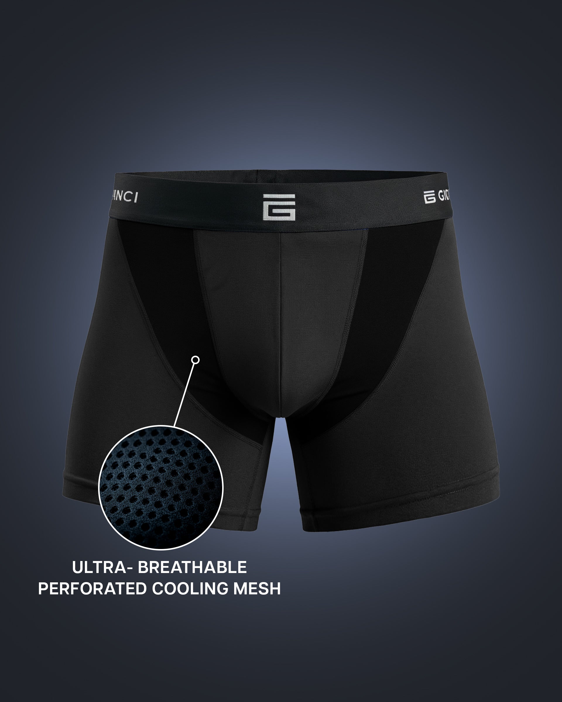 Hyper-Cool™ Bamboo Boxers - Black